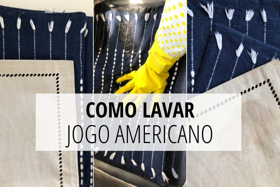 Jogo americano: Como lavar